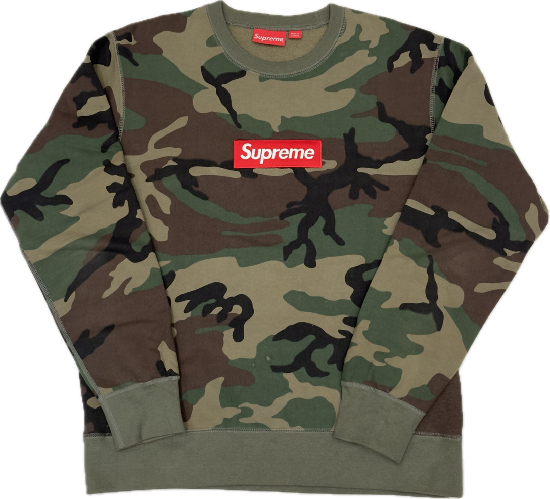 2015 Red/Woodland Camo Crewneck