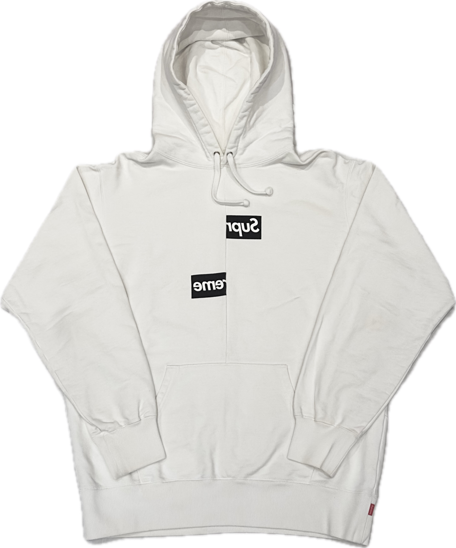 2018 Split Logo White Hoodie