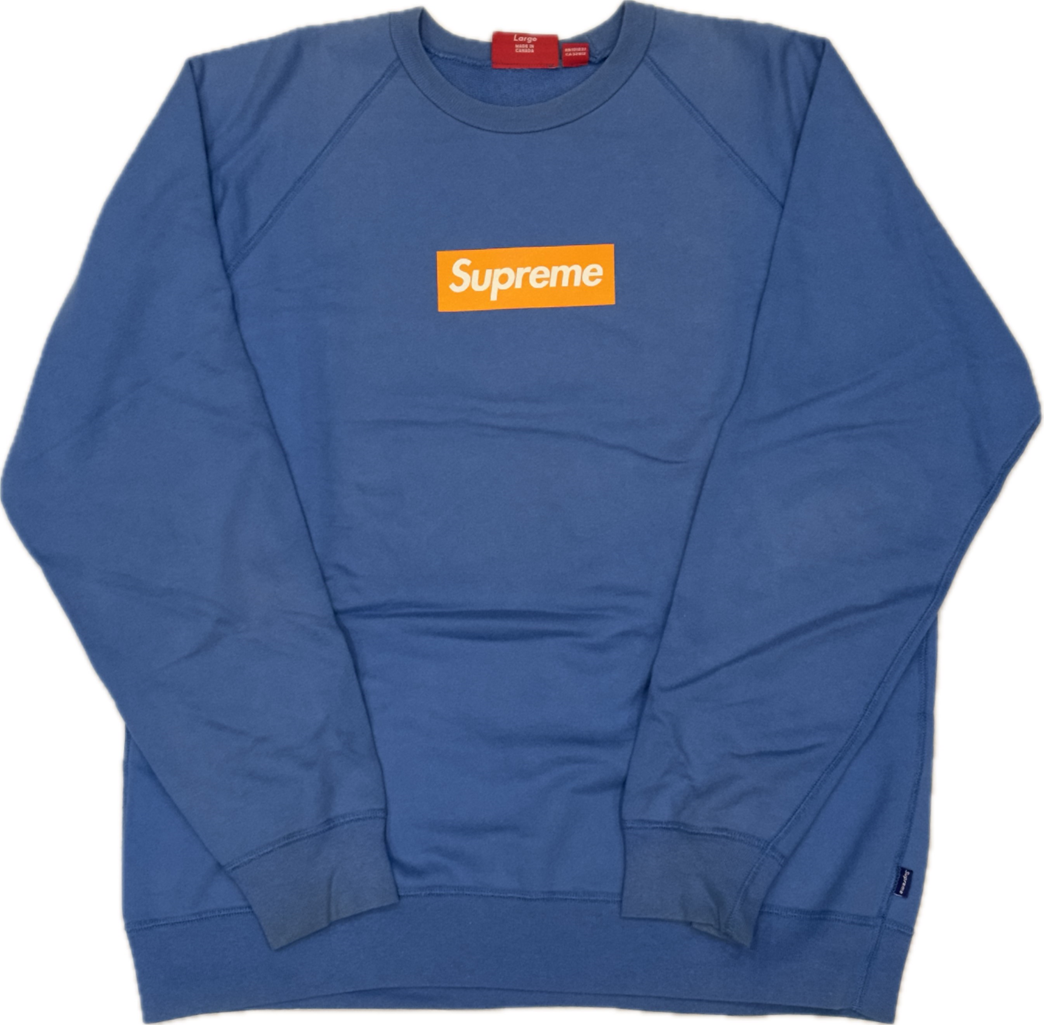 2007 Screenprint Crewneck Orange/Blue