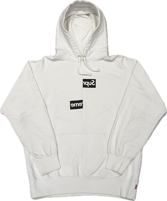 2018 Split Logo White Hoodie