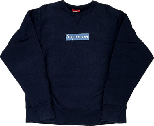 1997 Ice Blue/Navy Crewneck
