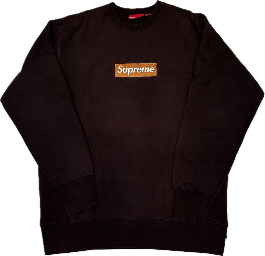 1998 Dark Khaki/Brown Crewneck
